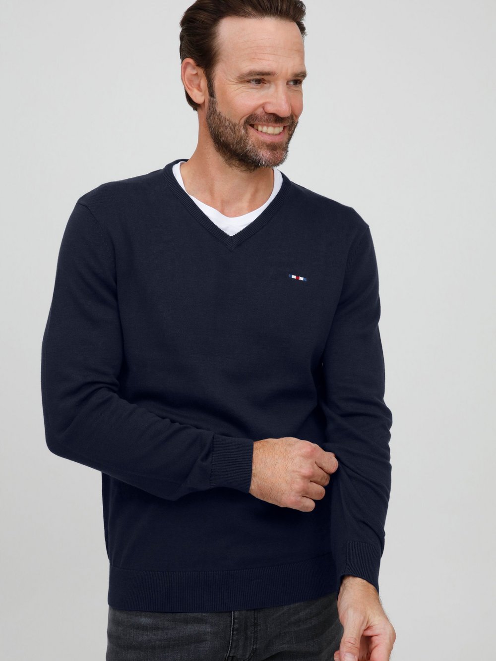 FQ1924 Strickpullover Herren Baumwolle