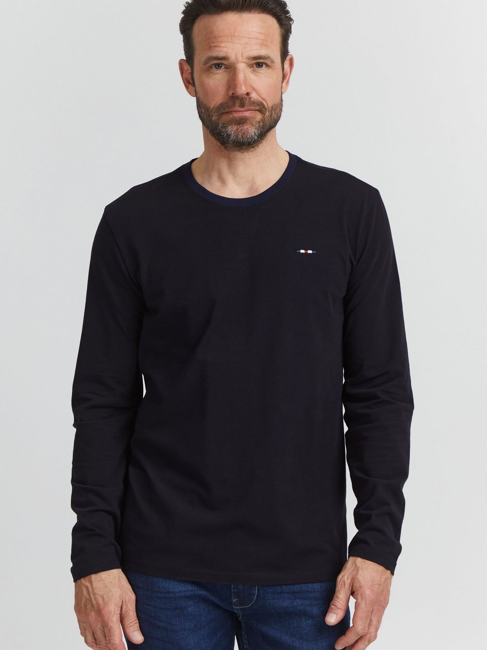 CASUAL FRIDAY Langarmshirt Herren Baumwolle