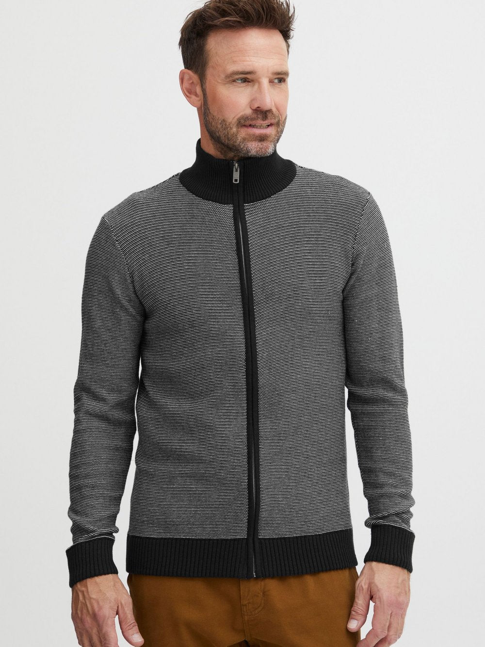 Solid Strickjacke Herren Baumwolle