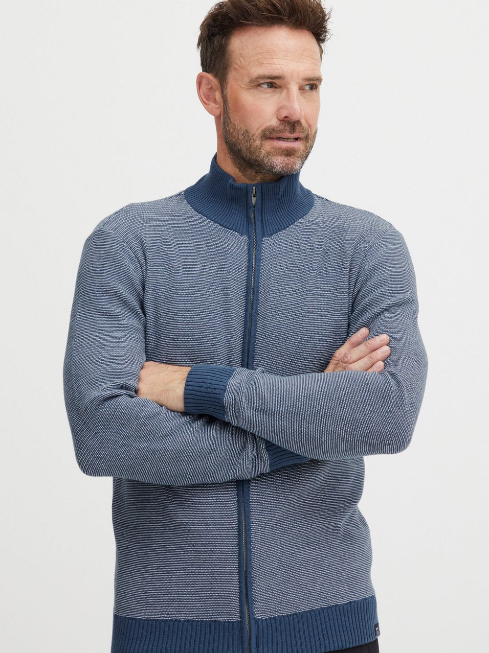 Solid Strickjacke Herren Baumwolle