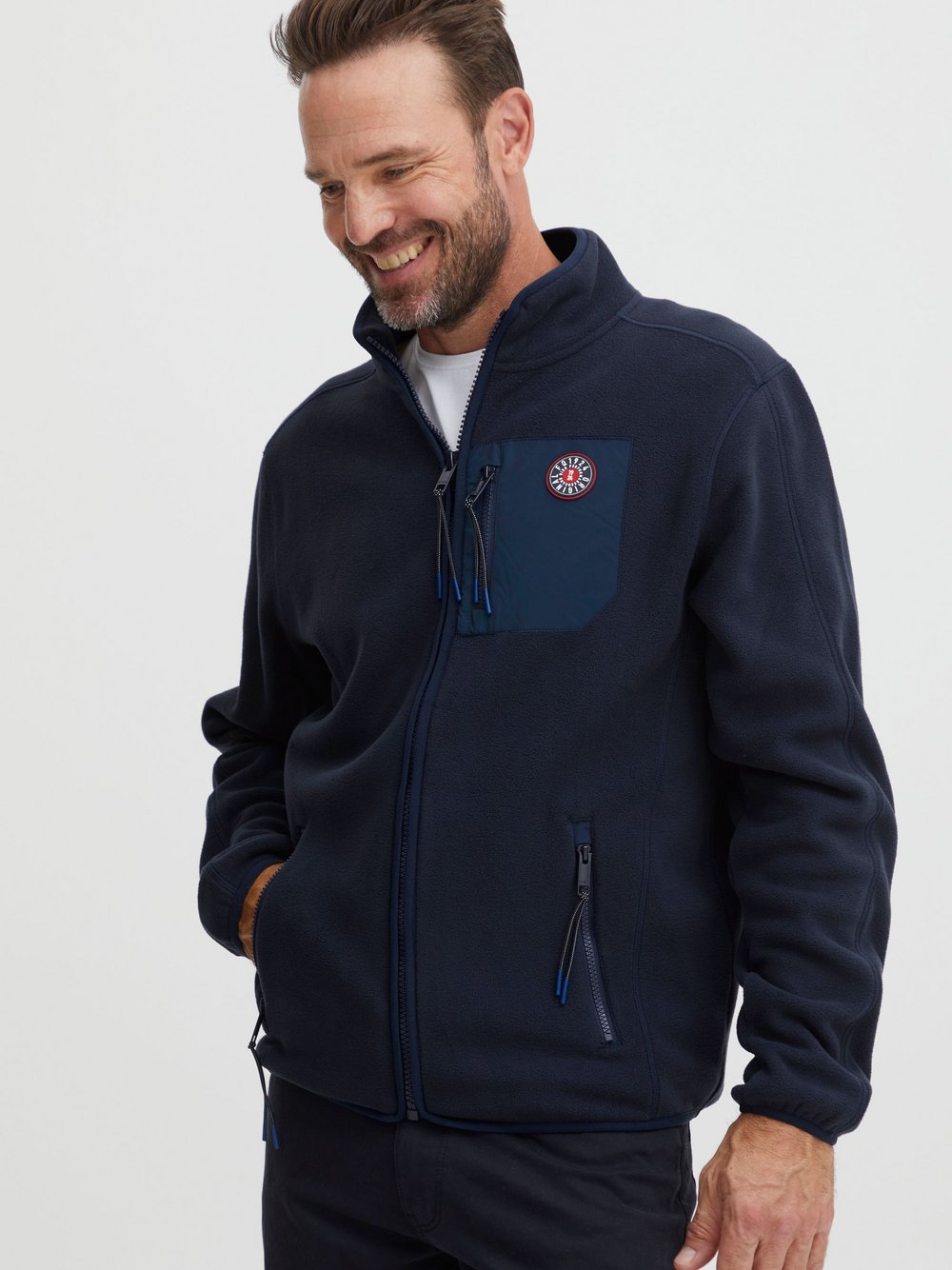 BLEND Fleecejacke Herren