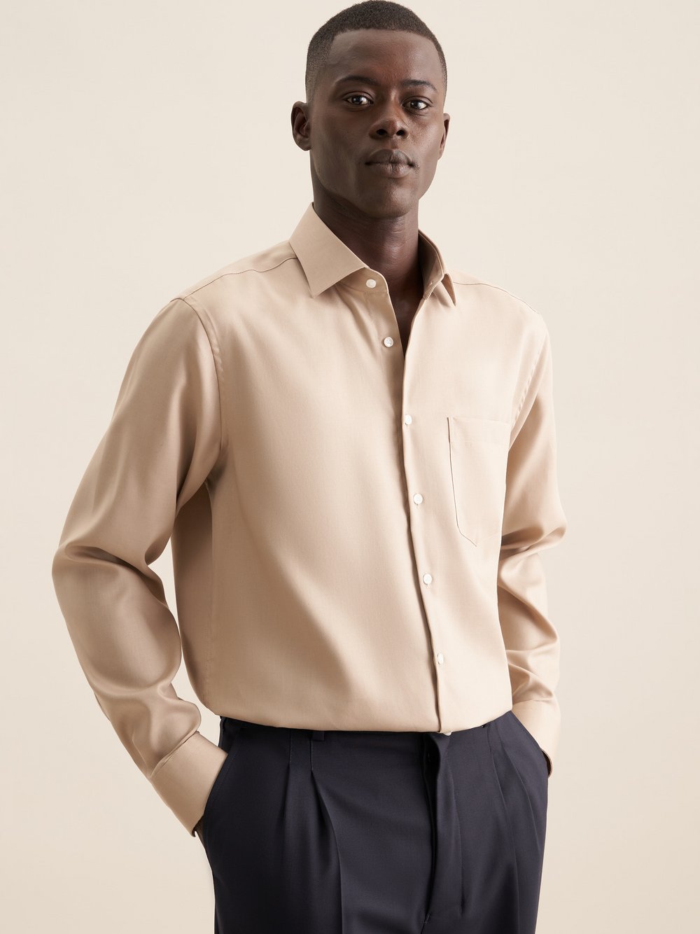 Studio Seidensticker Casual Hemd Herren Regular Fit Baumwolle kariert