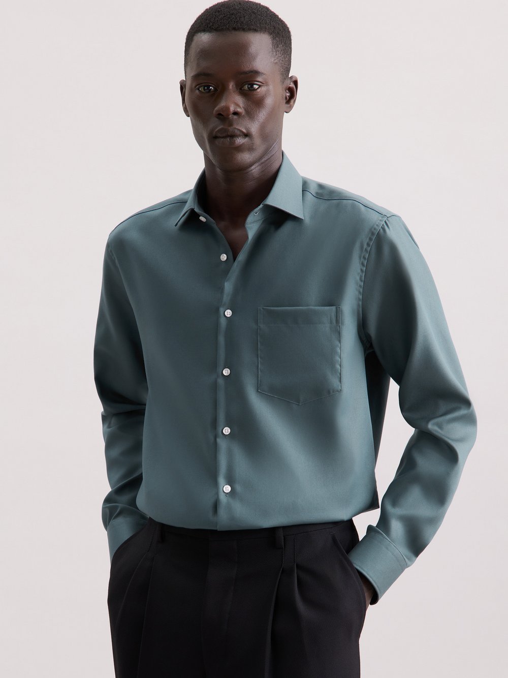 Studio Seidensticker Casual Hemd Herren Regular Fit Baumwolle kariert