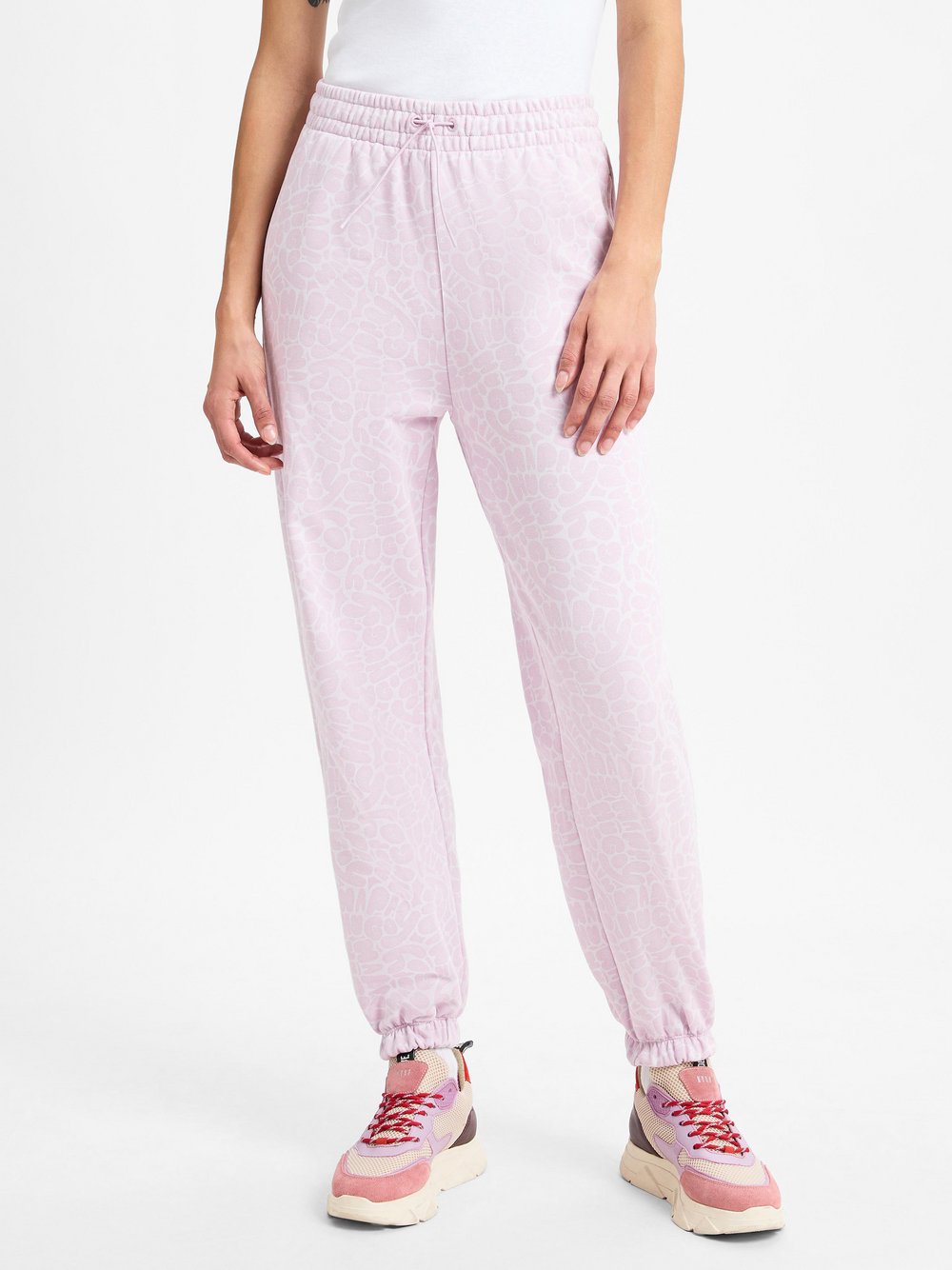 HUGO Sweathose Damen Baumwolle gemustert