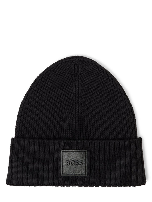 BOSS Mütze Herren Schurwolle