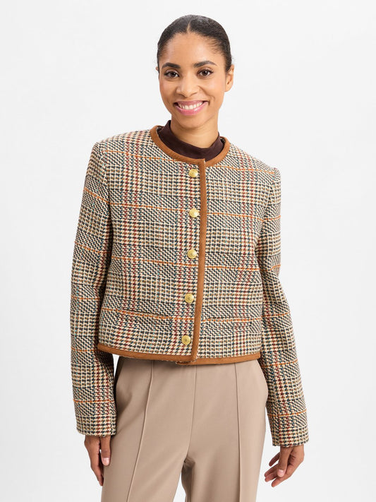 Tommy Hilfiger Blazer mit Woll-Anteil Damen Baumwolle gestreift