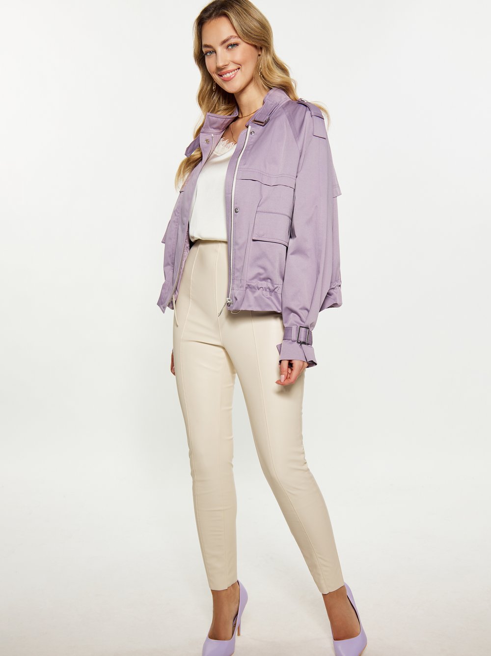 Faina Jacke Damen Baumwolle