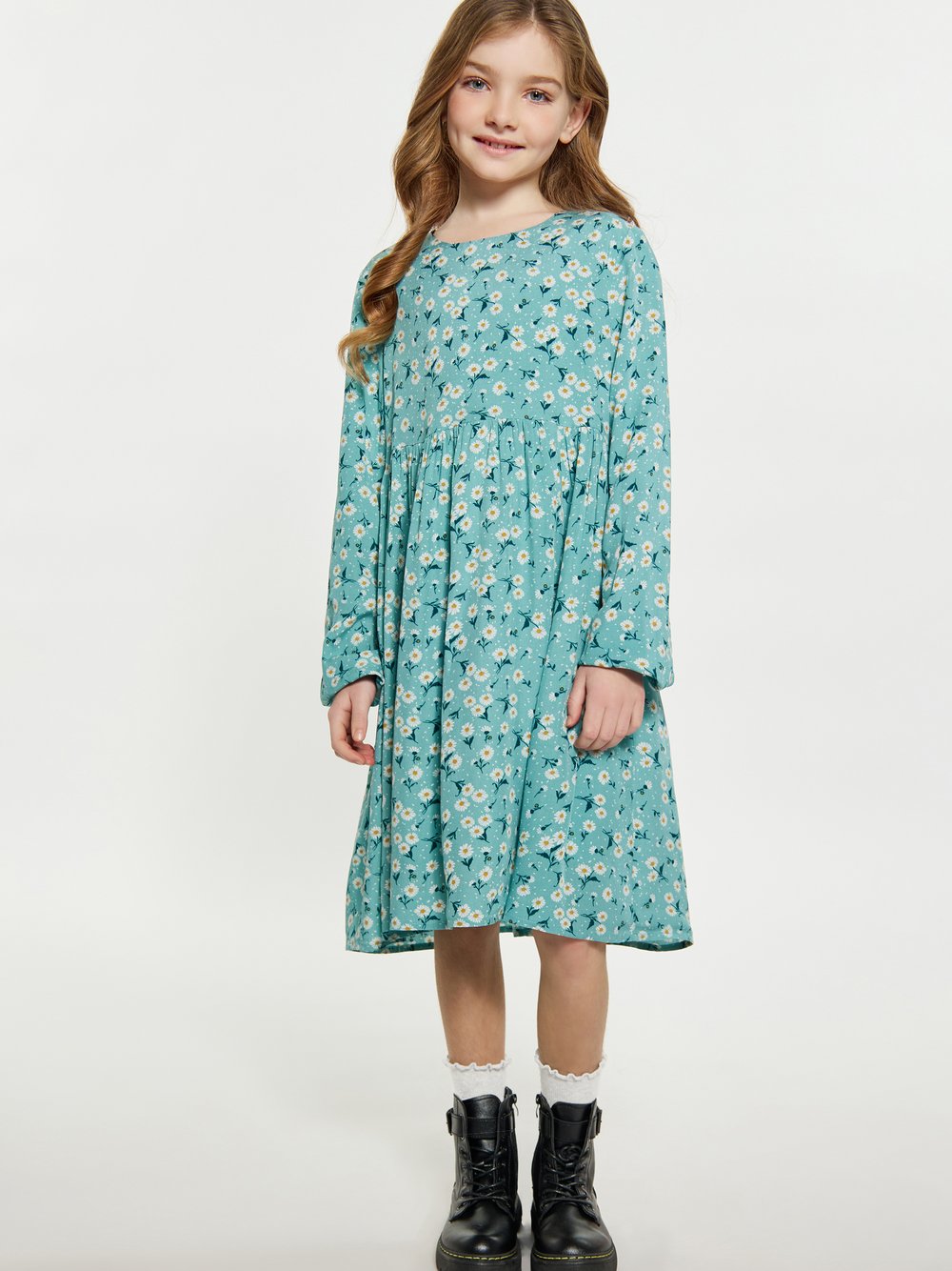 Dreimaster (Kids) Kleid Mädchen Viskose gemustert