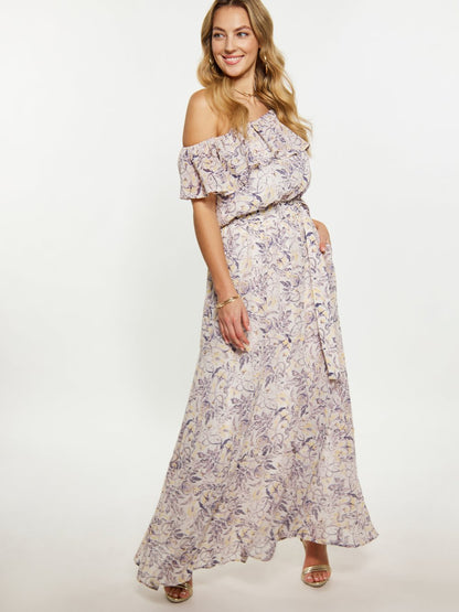 Faina Kleid Damen gemustert