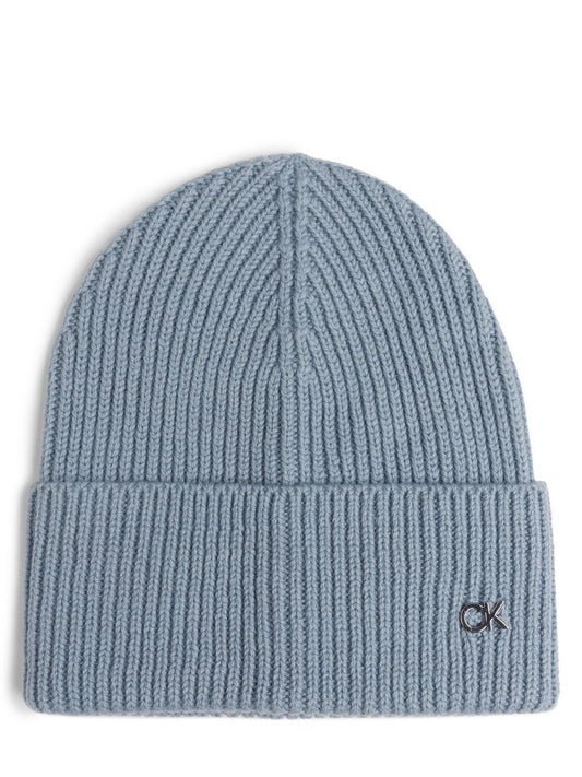 Calvin Klein Mütze mit Cashmere-Anteil Damen Grobstrick