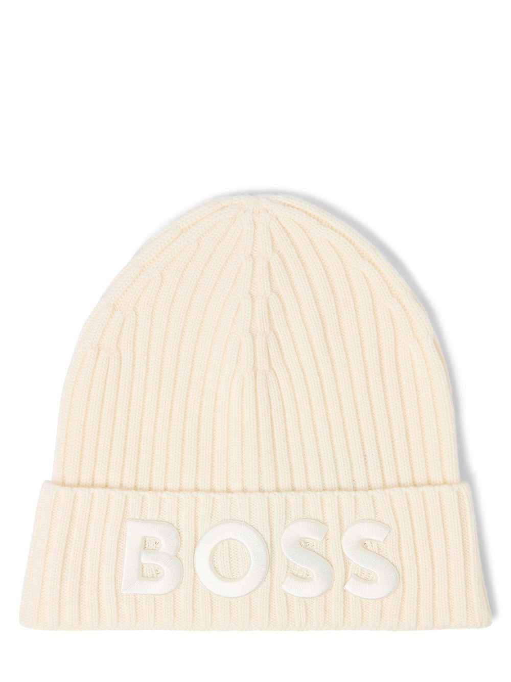 BOSS Strickmütze aus Schurwolle Damen