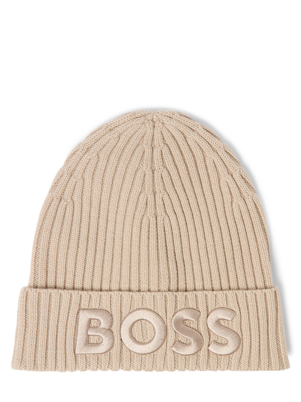 BOSS Strickmütze aus Schurwolle Damen