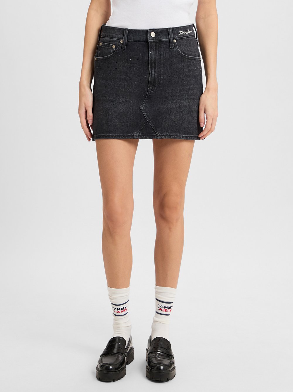 Tommy Jeans Jeansrock Damen Baumwolle