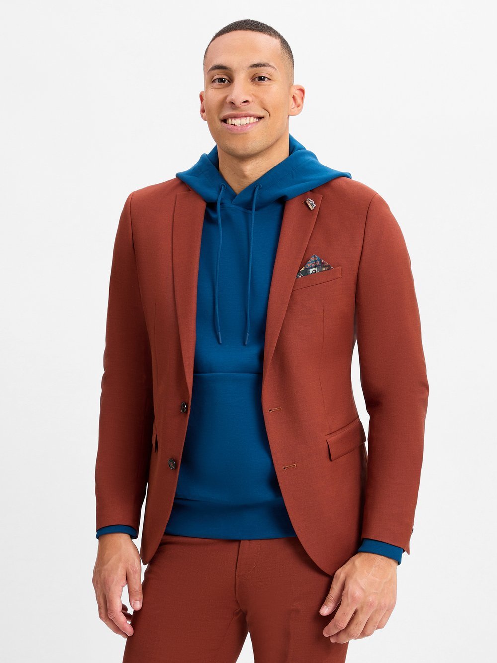 Finshley & Harding London Baukasten-Sakko Herren Slim Fit