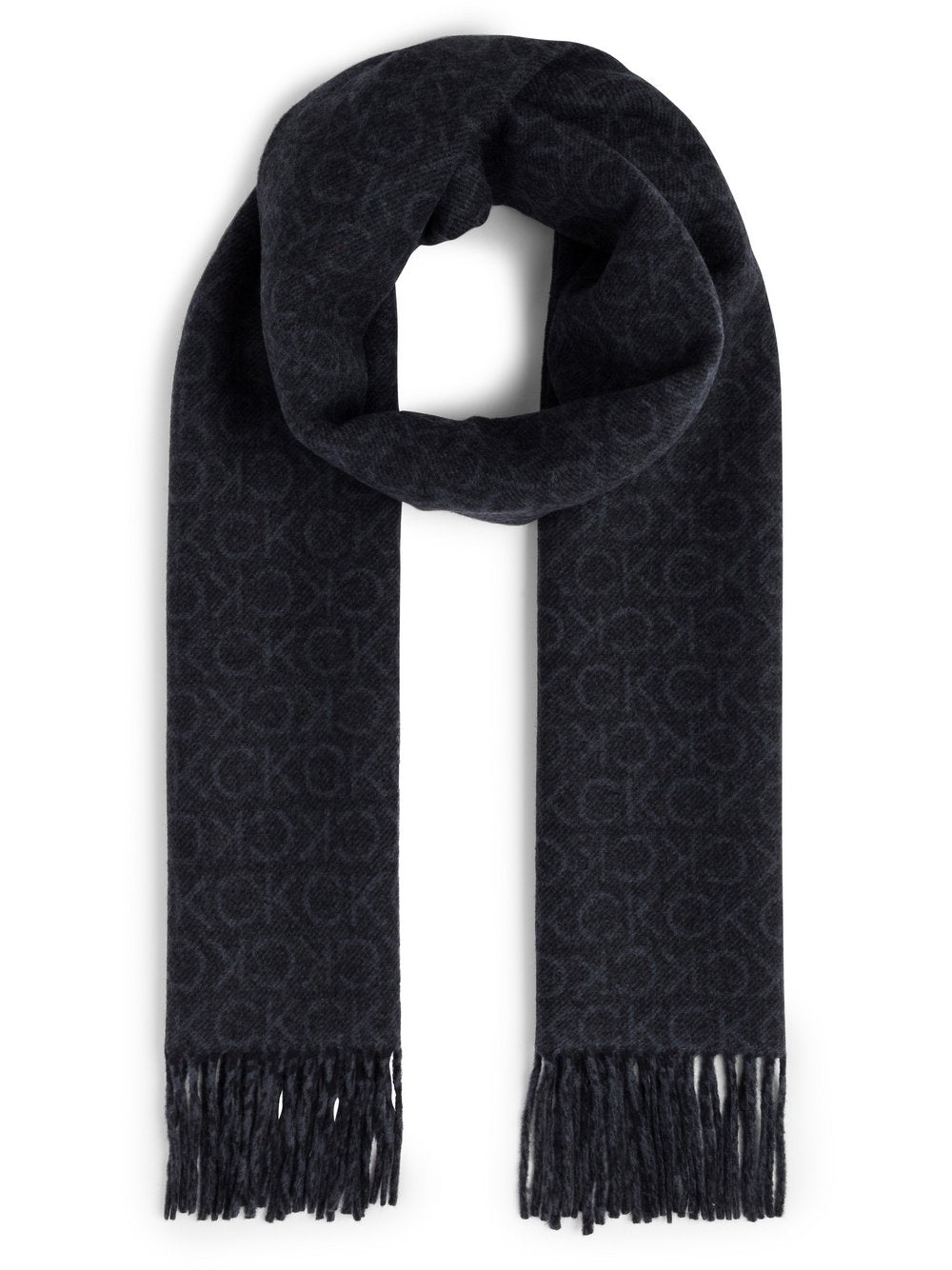 Calvin Klein Schal Herren Wolle gemustert