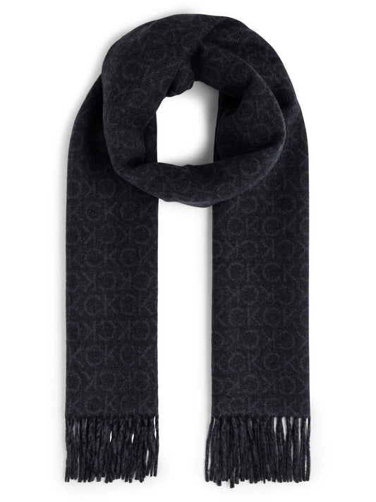 Calvin Klein Schal Herren Wolle gemustert