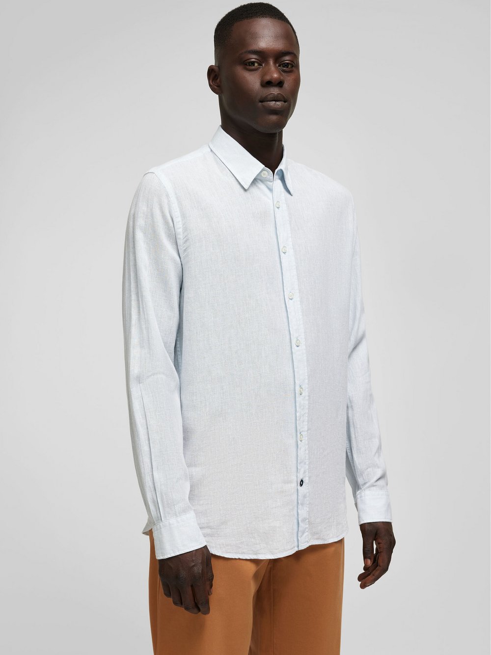 Daniel Hechter Hemd Herren Modern Fit Leinen gestreift