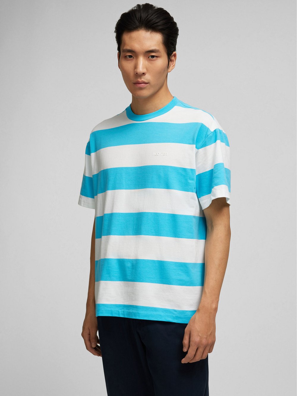 Daniel Hechter Shirt Herren Baumwolle gestreift