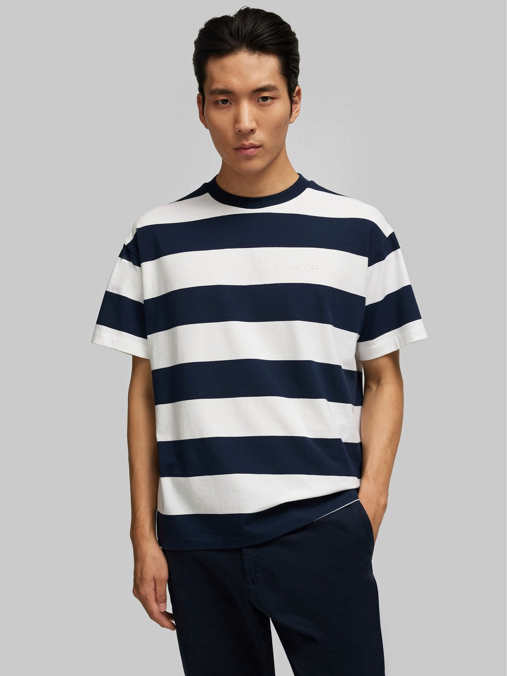 Daniel Hechter Shirt Herren Baumwolle gestreift