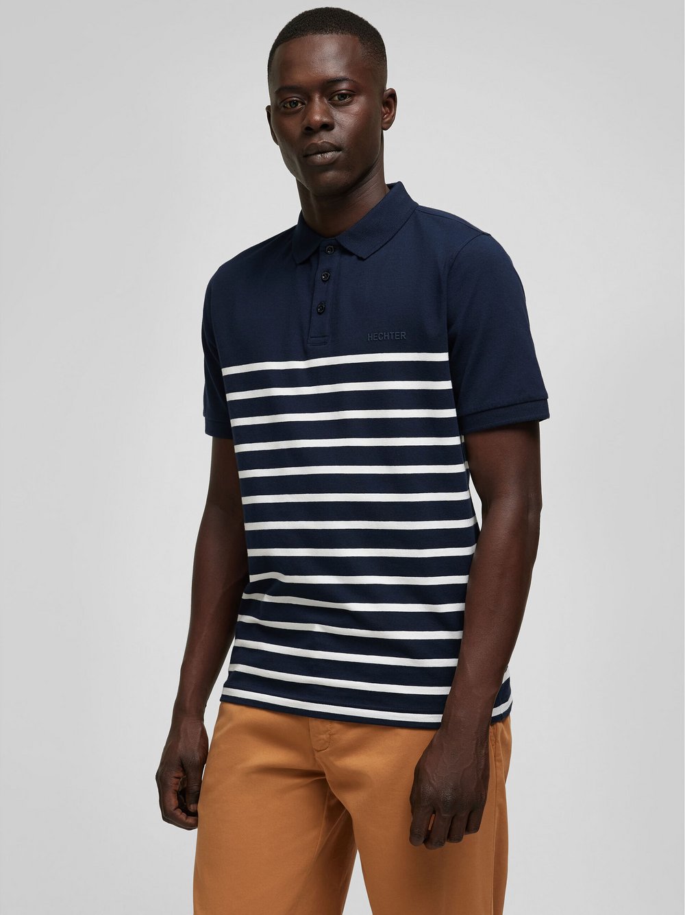 Daniel Hechter Poloshirt Herren Baumwolle gestreift