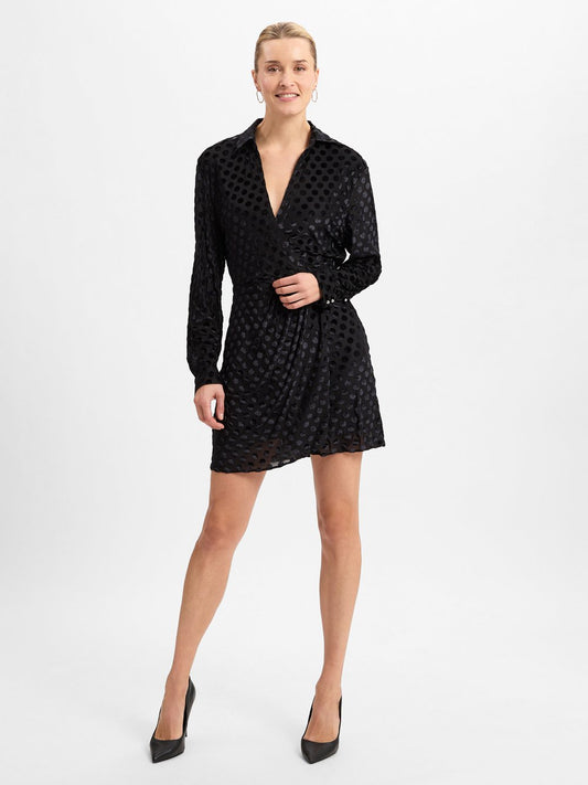 HUGO Kleid Damen gepunktet