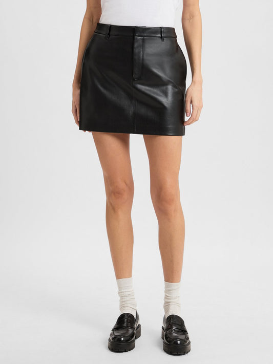 Calvin Klein Jeans Rock Damen Kunstleder