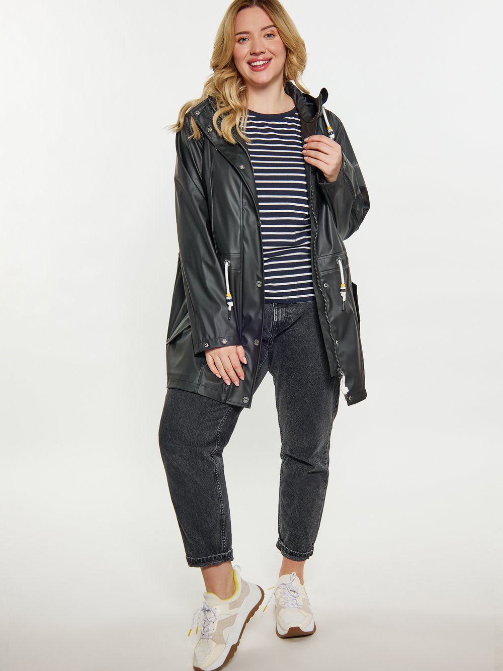 Schmuddelwedda Curvy Regenmantel Damen
