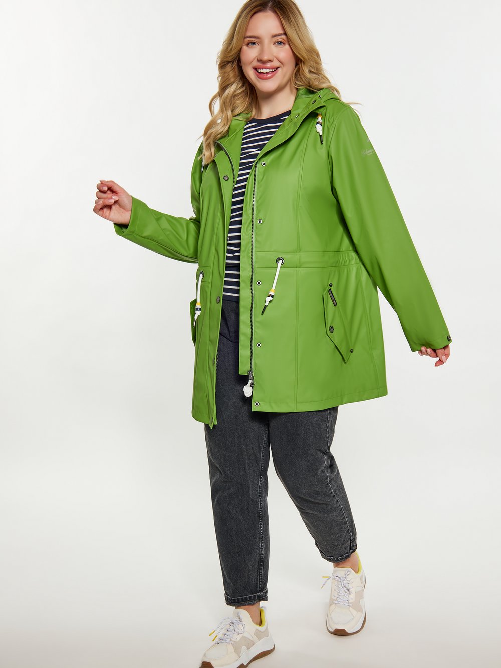 Schmuddelwedda Curvy Regenmantel Damen