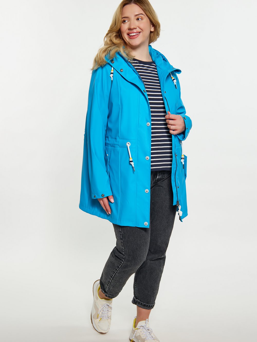 Schmuddelwedda Curvy Regenmantel Damen