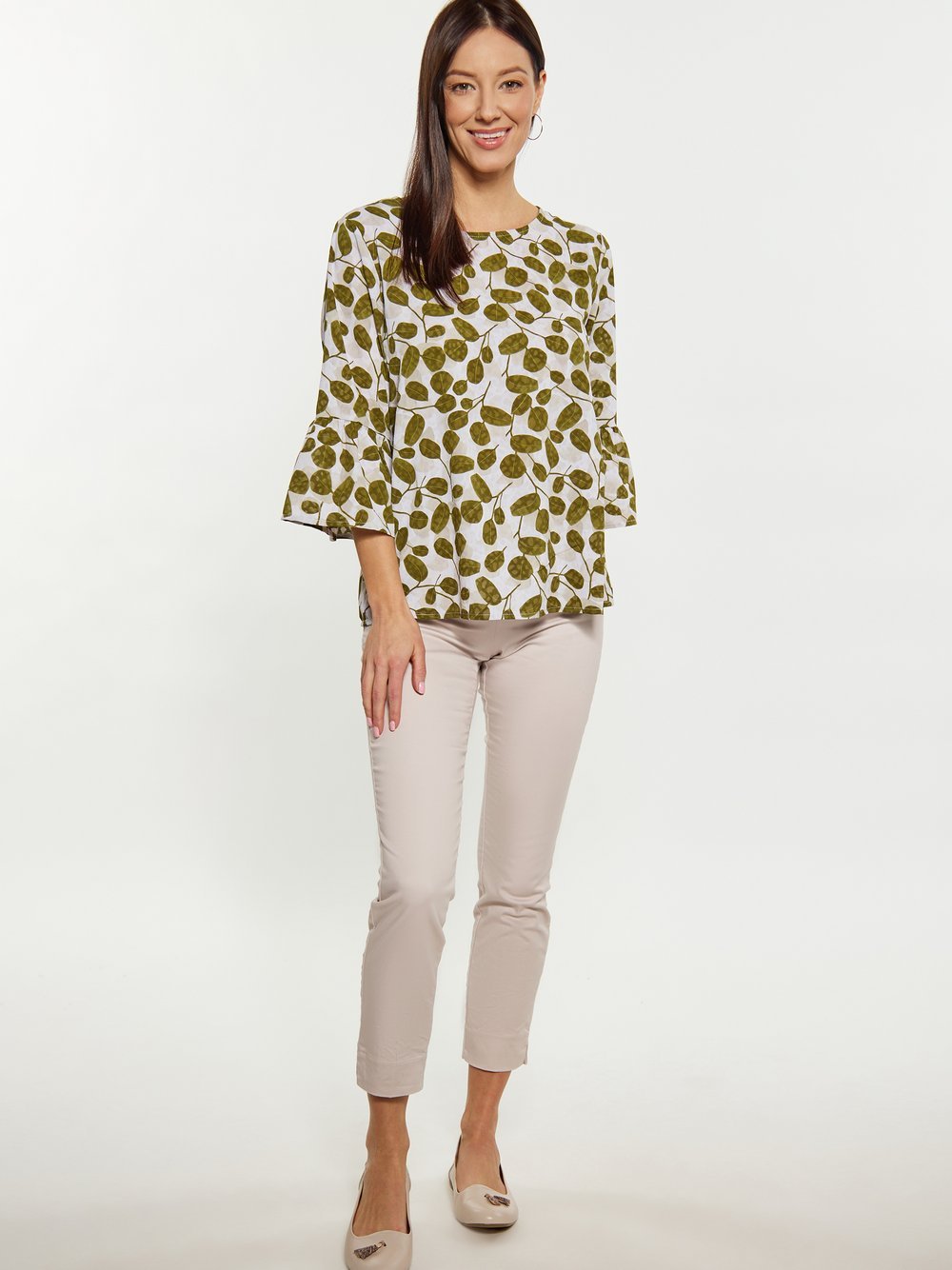 Usha Bluse Damen gemustert