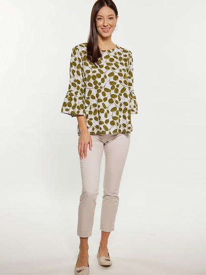 Usha Bluse Damen gemustert