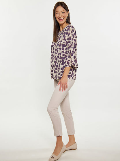 Usha Bluse Damen gemustert