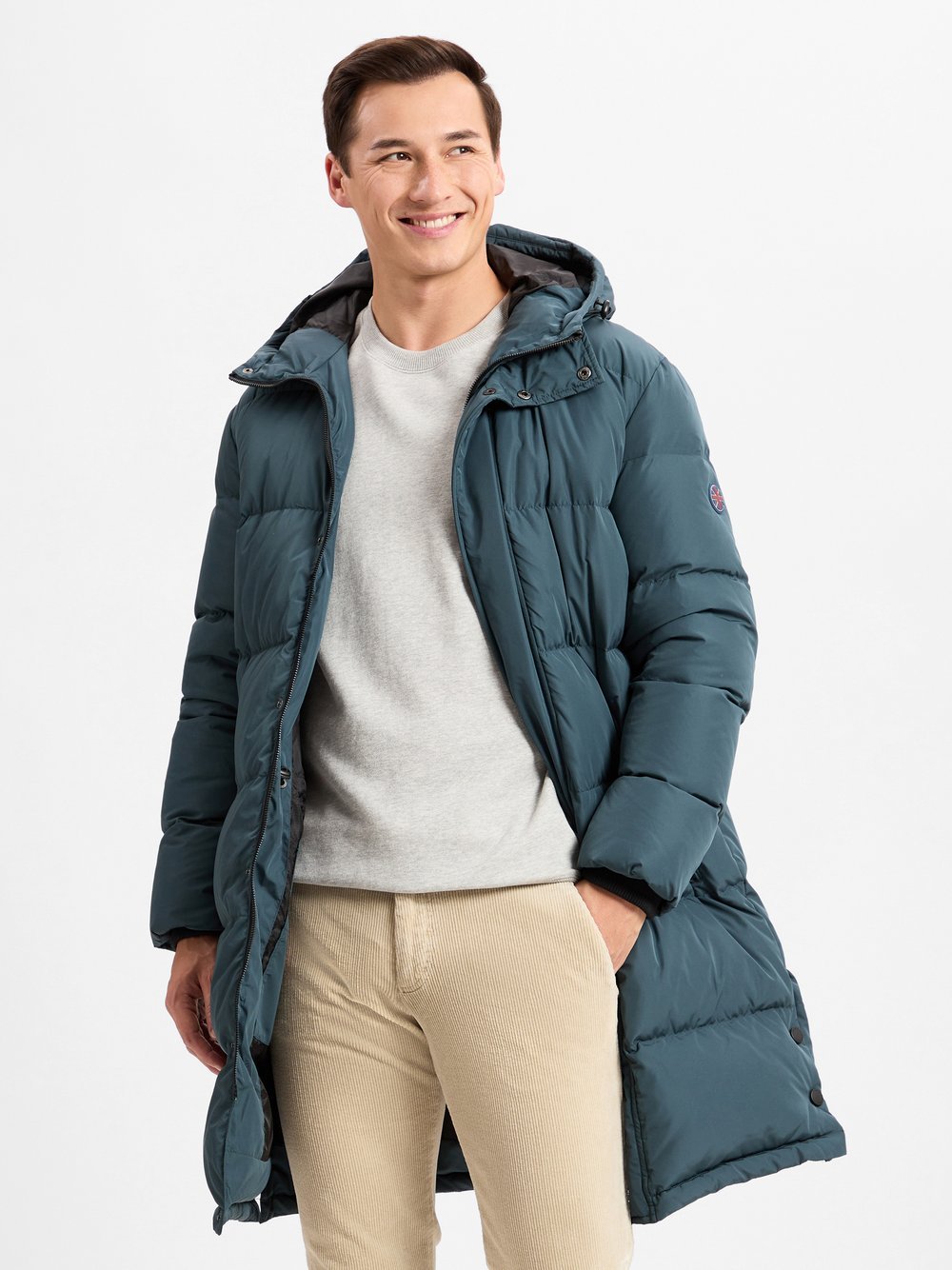 Finshley & Harding London Daunenmantel Herren