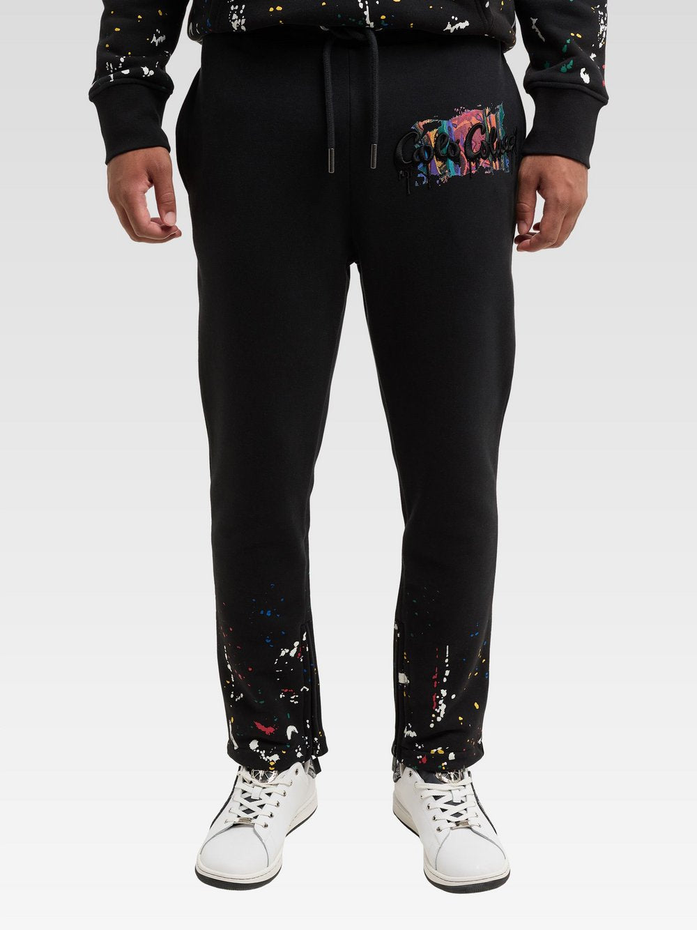 Carlo Colucci Strickpullover Herren Baumwolle bedruckt