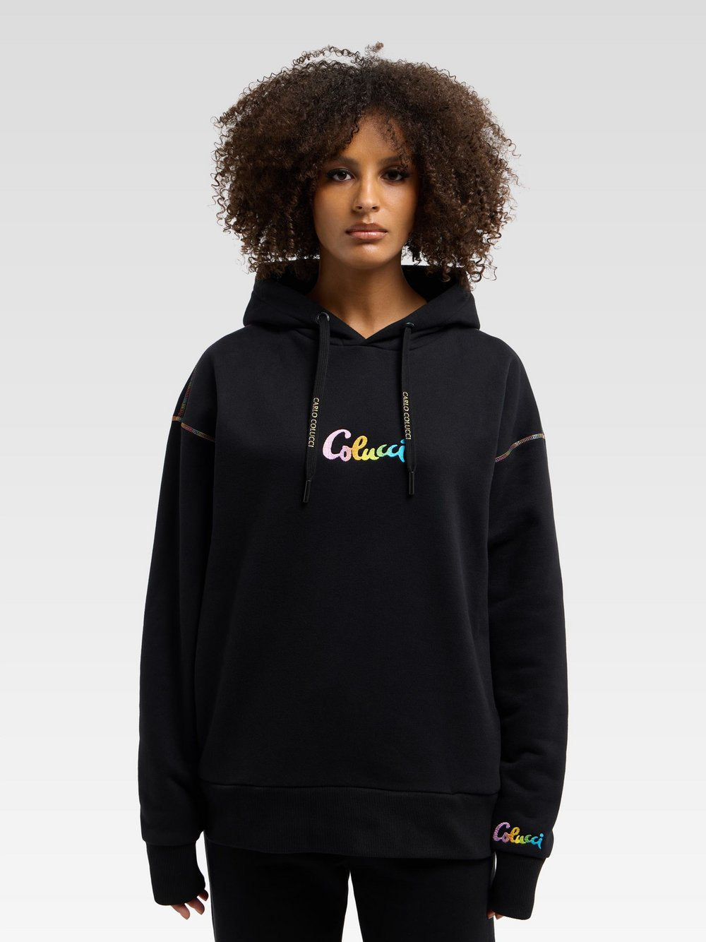 Carlo Colucci Strickpullover Herren Baumwolle bedruckt