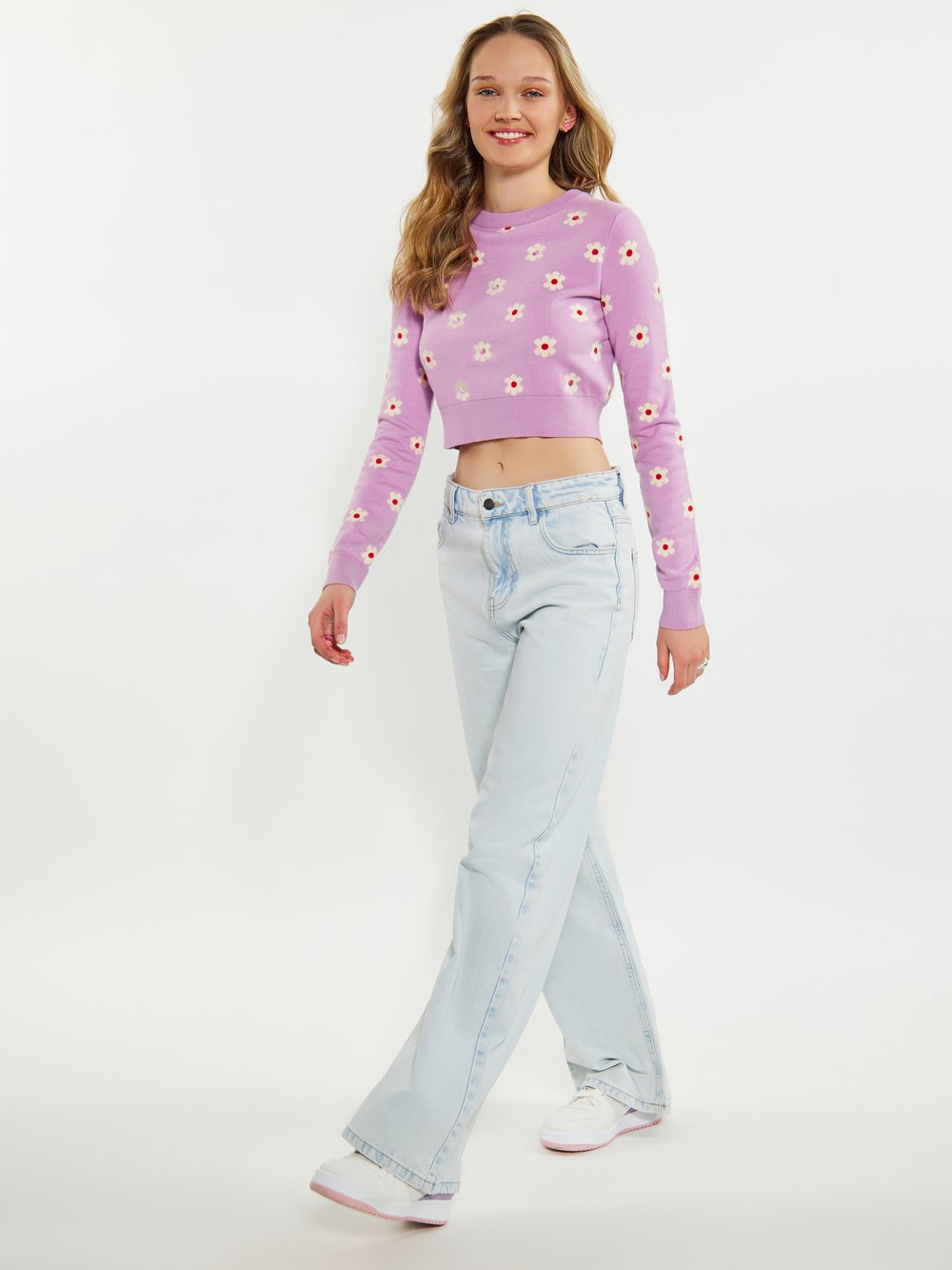 MyMo Zur Seite fahren Damen gemustert