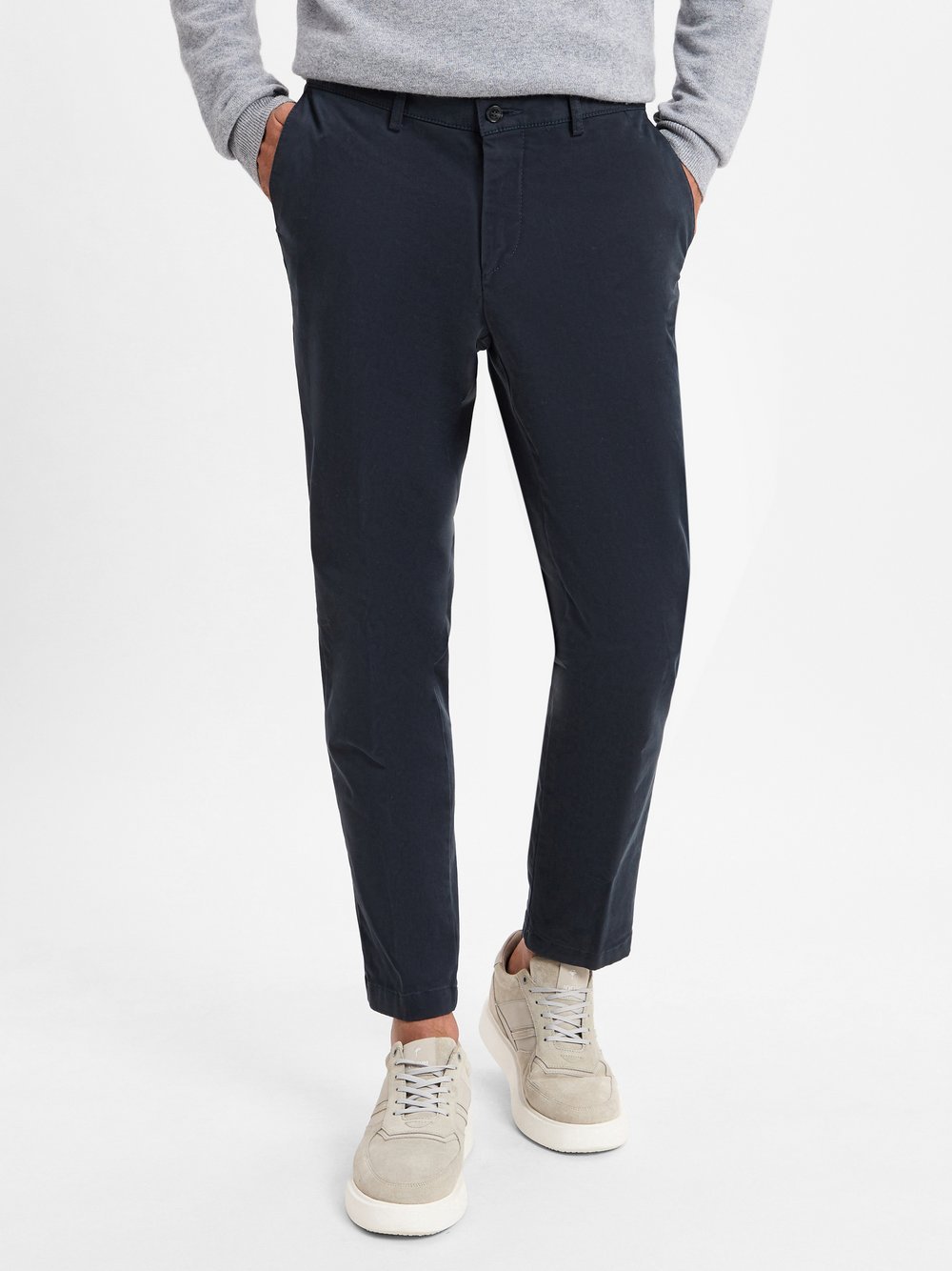 Finshley & Harding London Stoffhose Herren Baumwolle