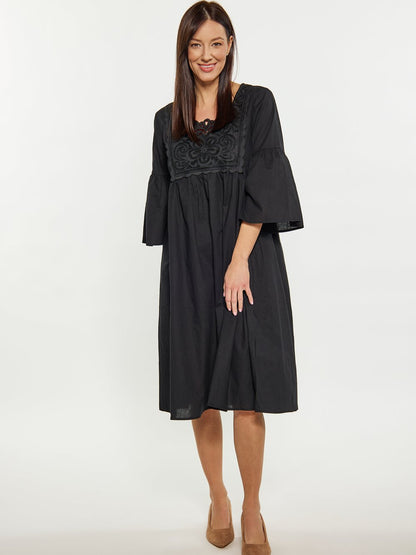 Usha Kleid Damen Baumwolle gemustert