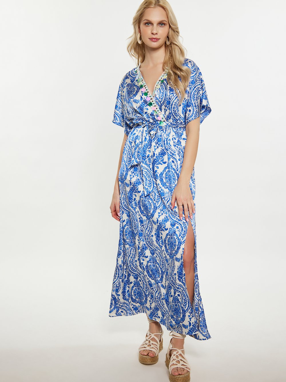 IZIA Kleid Damen gemustert
