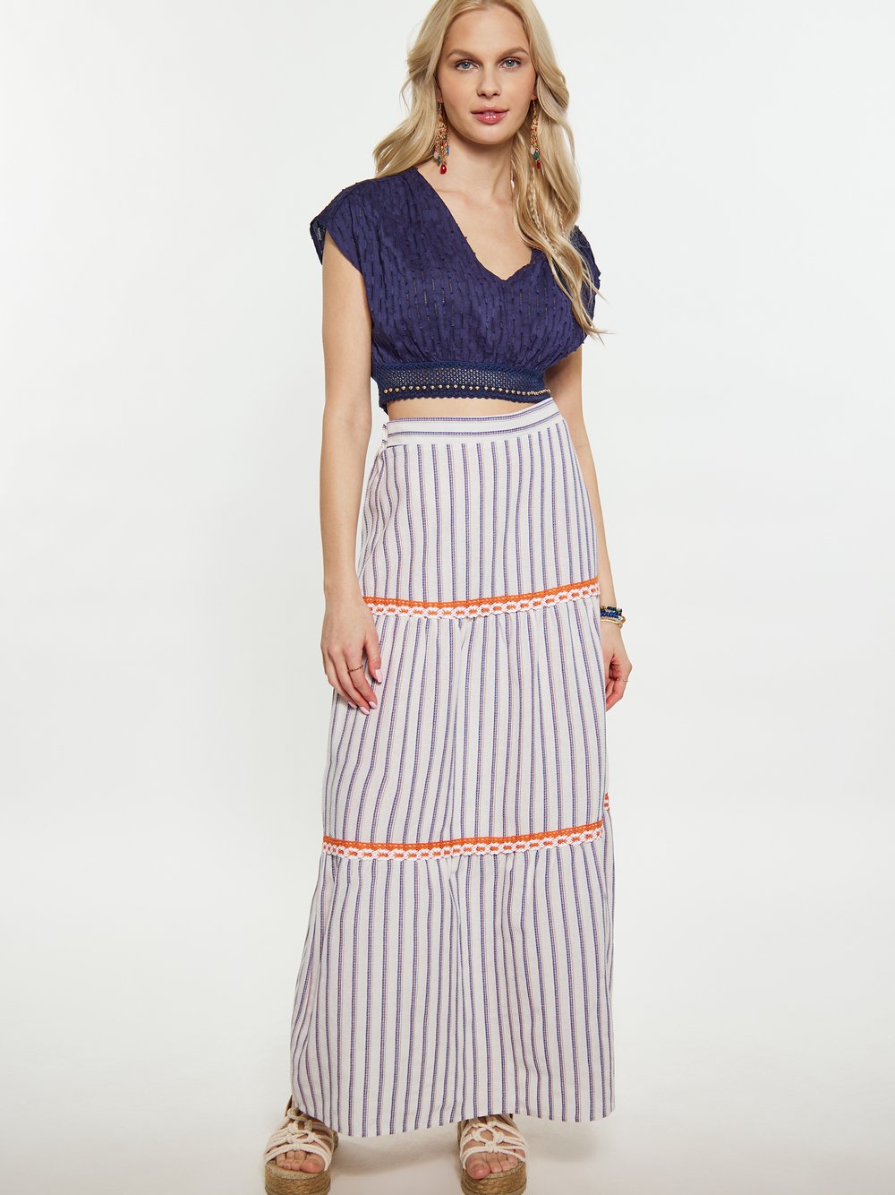 IZIA Tanktop Damen Baumwolle