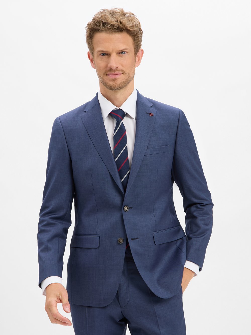 Roy Robson Baukasten-Sakko aus Schurwolle Herren Slim Fit
