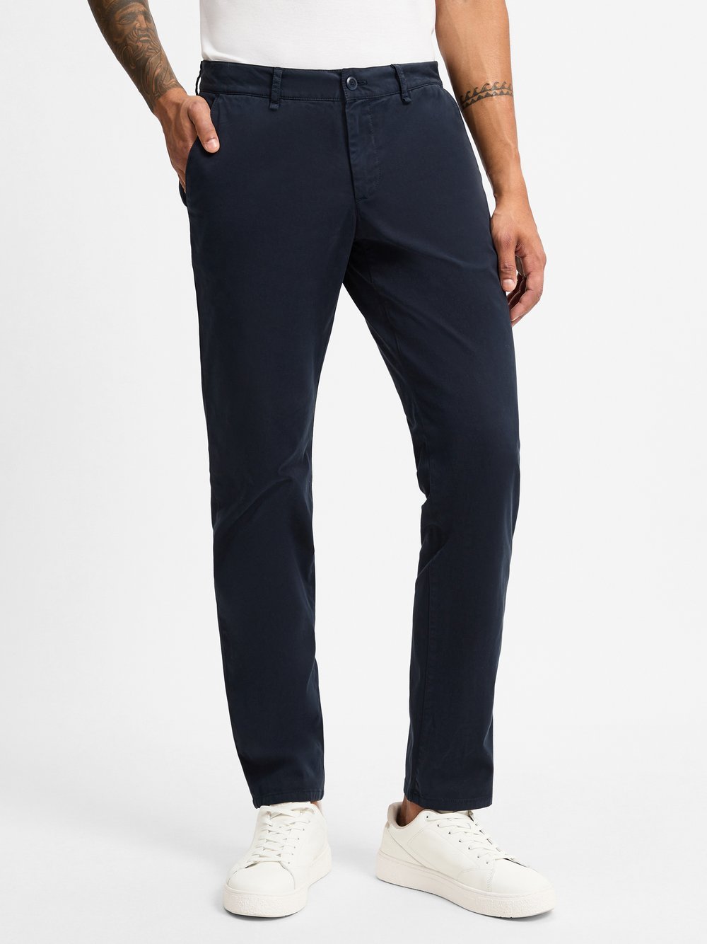 Alberto Stoffhose Herren Baumwolle