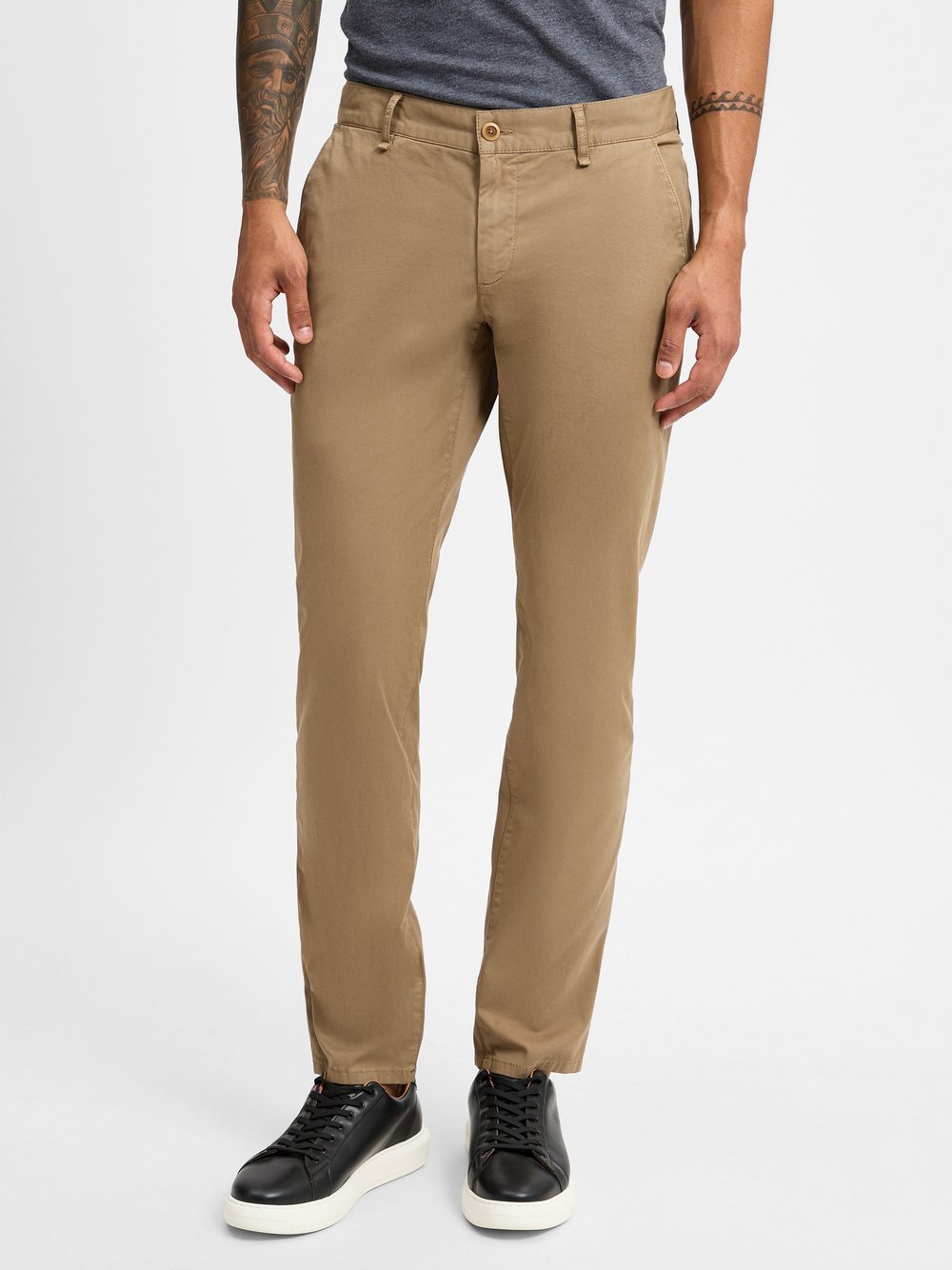 Alberto Stoffhose Herren Baumwolle