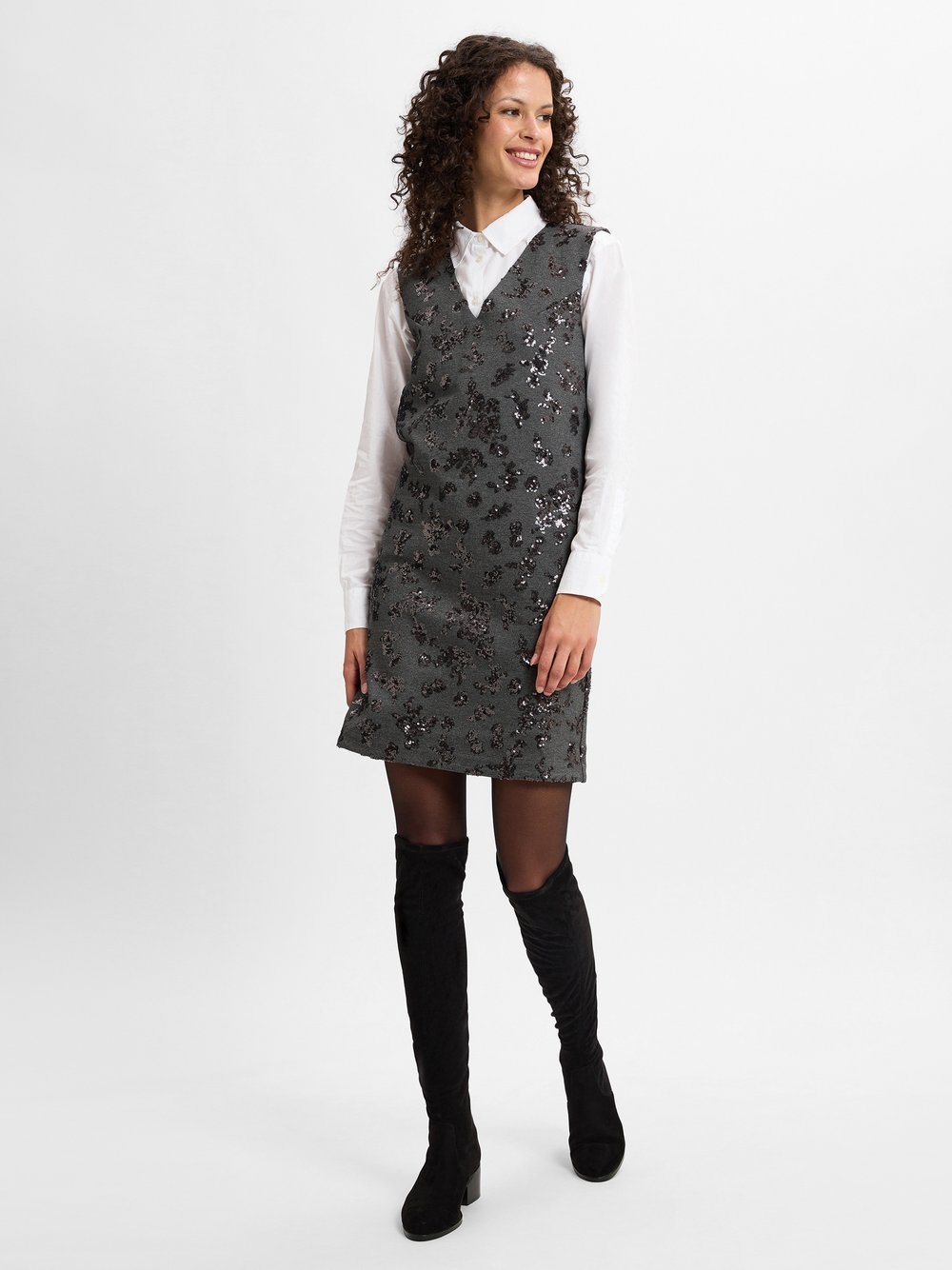 Weekend Max Mara Kleid Damen Viskose meliert