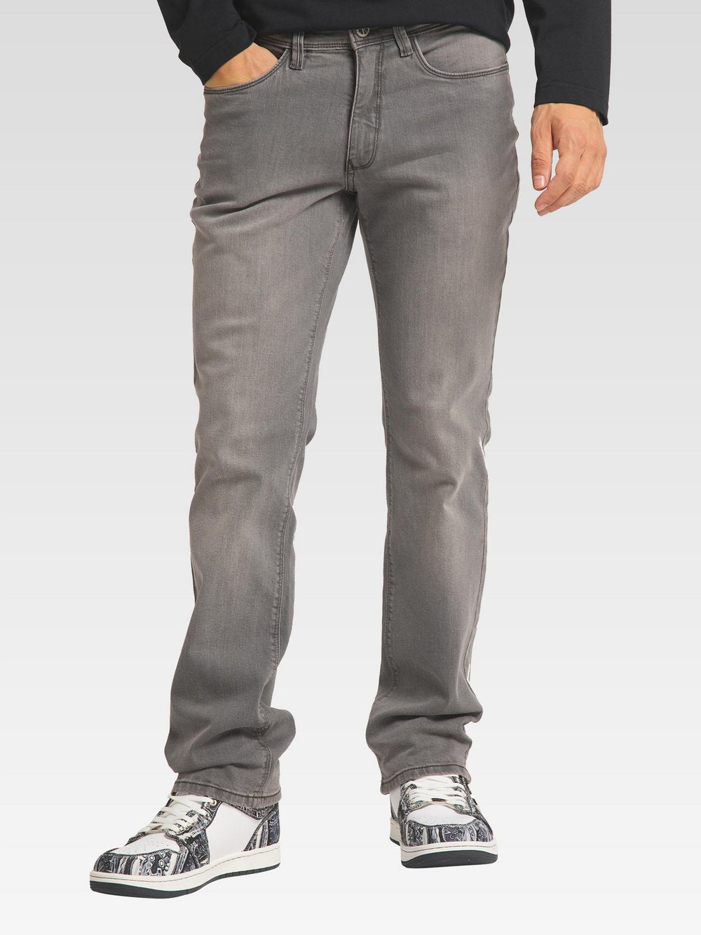 Carlo Colucci Strickpullover Herren Baumwolle bedruckt