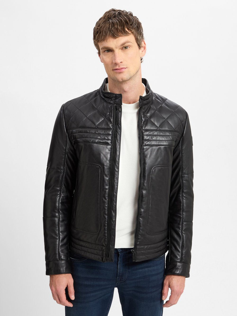 Strellson Lederjacke Herren
