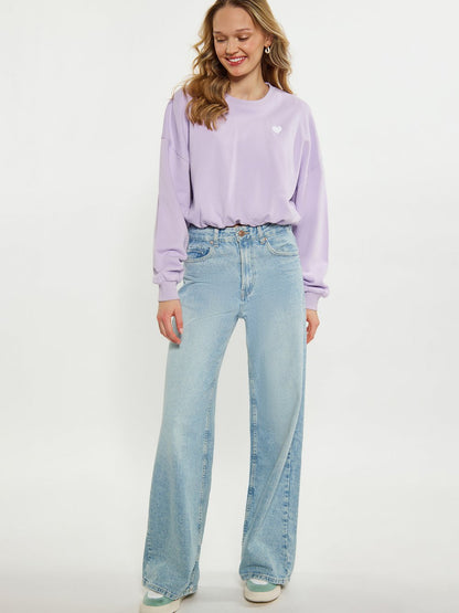 MyMo Sweatshirt Damen Baumwolle