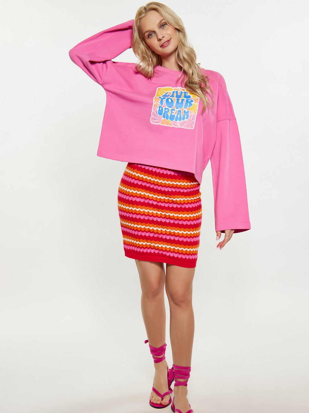 IZIA Sweatshirt Damen Baumwolle