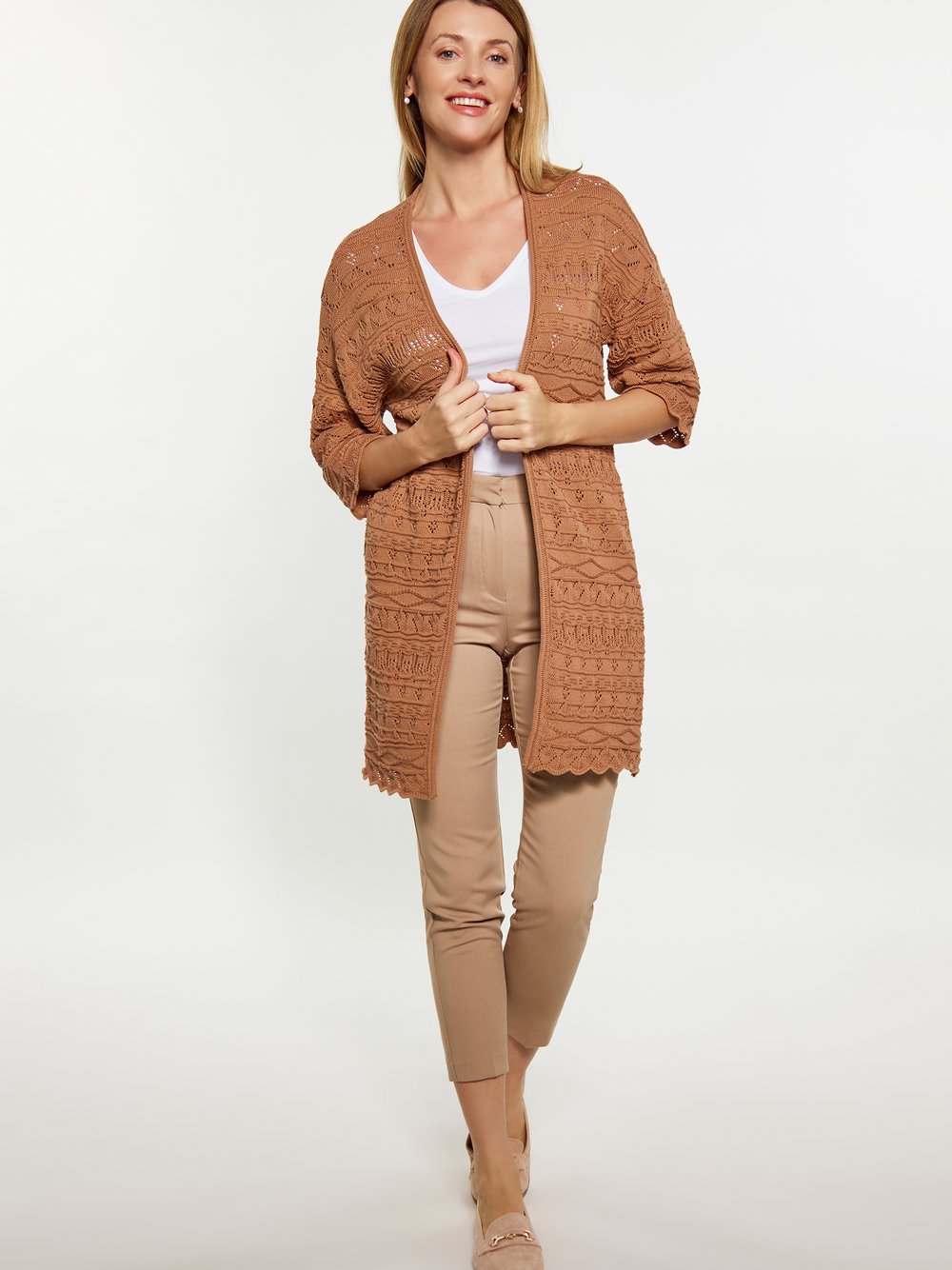 Usha Strickjacke Damen Baumwolle