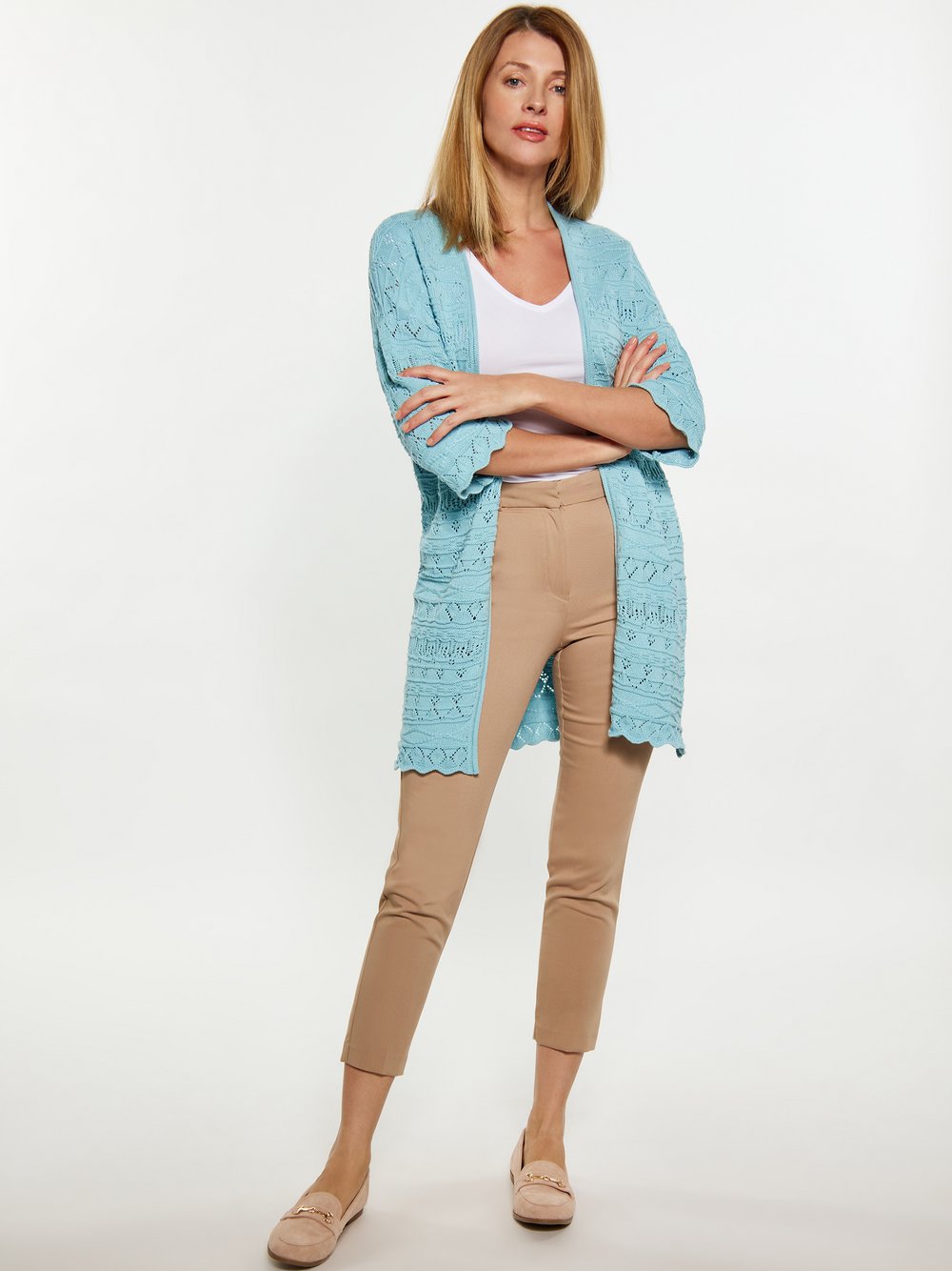 Usha Strickjacke Damen Baumwolle